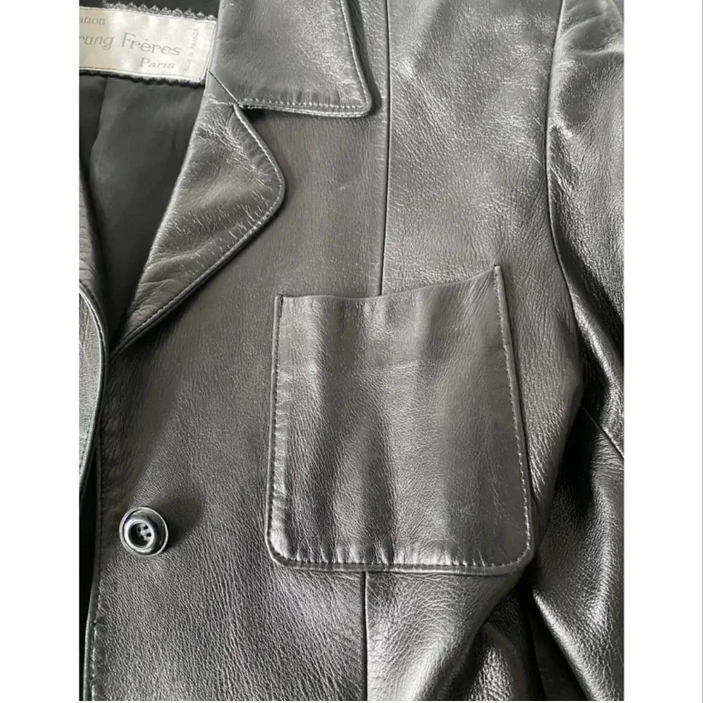 Gorgeous vintage leather blazer